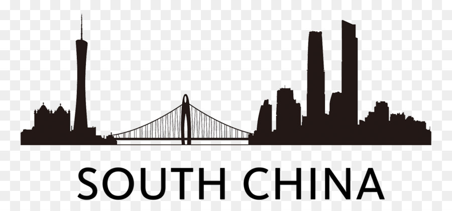 Skyline Silhouette Logo MIra Design Black - china town png download - 1000*464 - Free Transparent Skyline png Download.