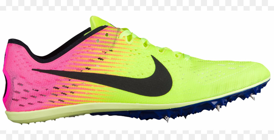 Track spikes Shoe Nike Sneakers Middle-distance running - nike png download - 1260*630 - Free Transparent Track Spikes png Download.