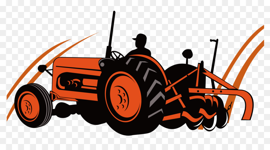 Tractor Farm Agriculture Agricultural machinery Field - Vector tractor png download - 2329*1261 - Free Transparent Tractor png Download.
