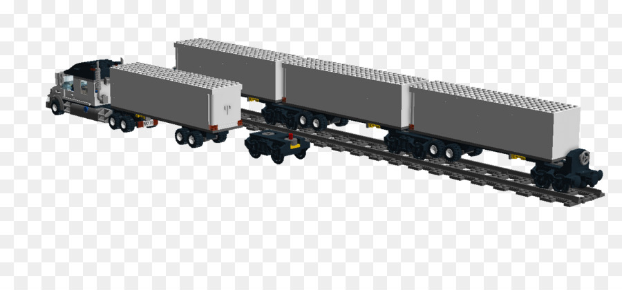 Train Rail transport Rolling stock Semi-trailer truck - Tractor Trailer png download - 1366*631 - Free Transparent Train png Download.