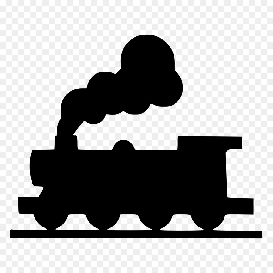 Rail transport Train Silhouette Track Steam locomotive - train png download - 2000*2000 - Free Transparent Rail Transport png Download.