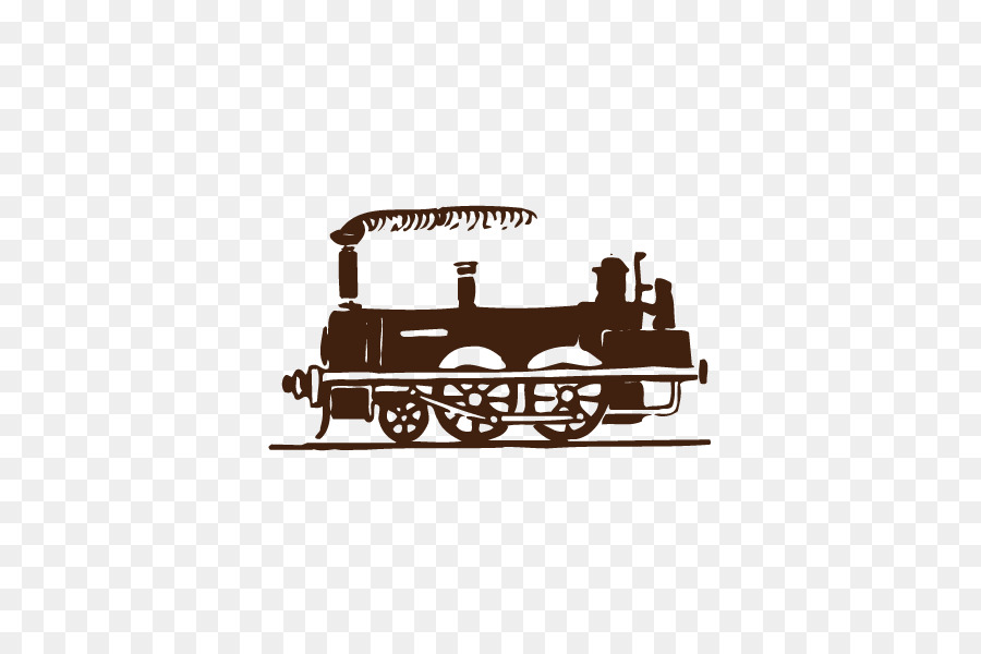 Train Rail transport Euclidean vector Illustration - train,steam train,Retro png download - 600*600 - Free Transparent Train png Download.
