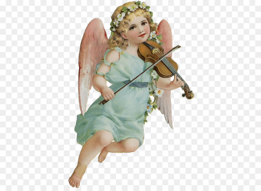 Cherub Violin technique Angel - vintage png download - 500*652 - Free Transparent  png Download.