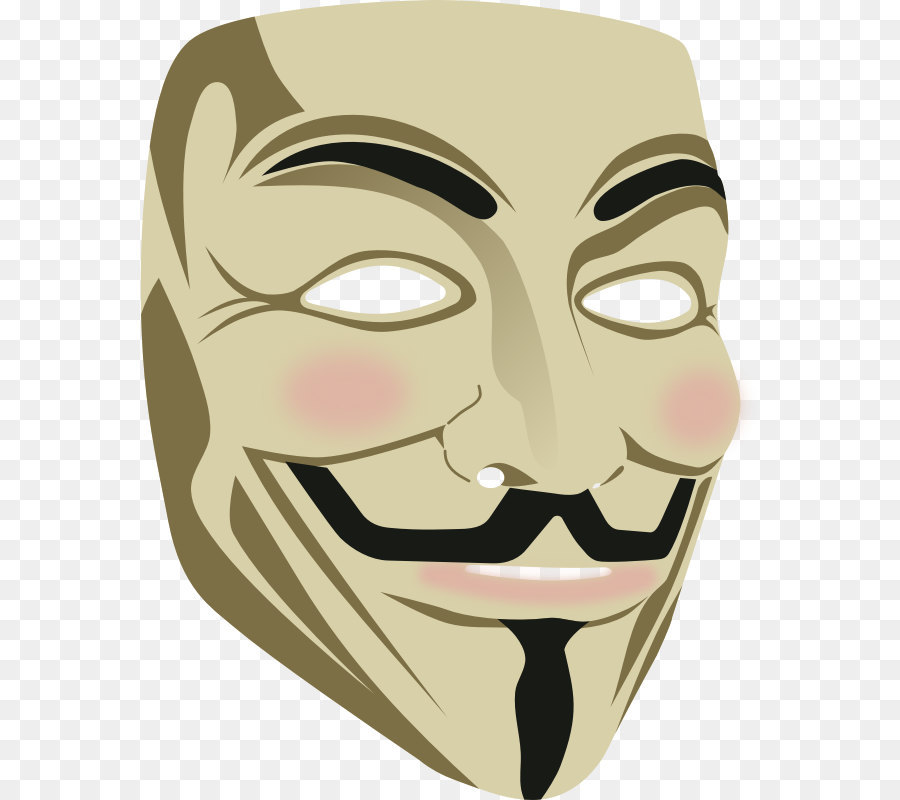 Guy Fawkes mask Anonymous Clip art - Anonymous mask PNG png download - 619*800 - Free Transparent Guy Fawkes Mask png Download.