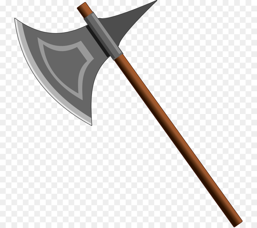 Weapon Battle axe Knife Clip art - Battle Axe Transparent PNG png download - 800*798 - Free Transparent Weapon png Download.
