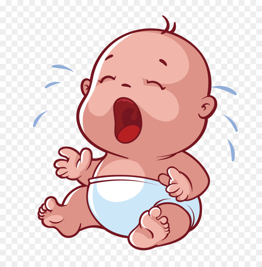 Infant Cartoon Crying - Crying baby png download - 1696*1724 - Free Transparent  png Download.