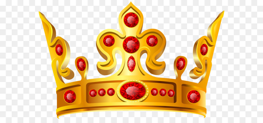 Crown Clip art - Gold Red Crown Transparent PNG Clip Art Image png download - 8000*5046 - Free Transparent Crown png Download.