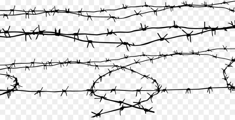 Barbed wire Computer file - A section of barbed wire png download - 1024*512 - Free Transparent  png Download.