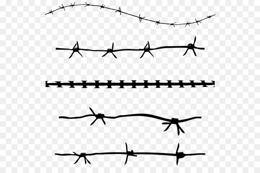 Barbed wire Barbed tape Clip art - Fence png download - 600*584 - Free Transparent Barbed Wire png Download.