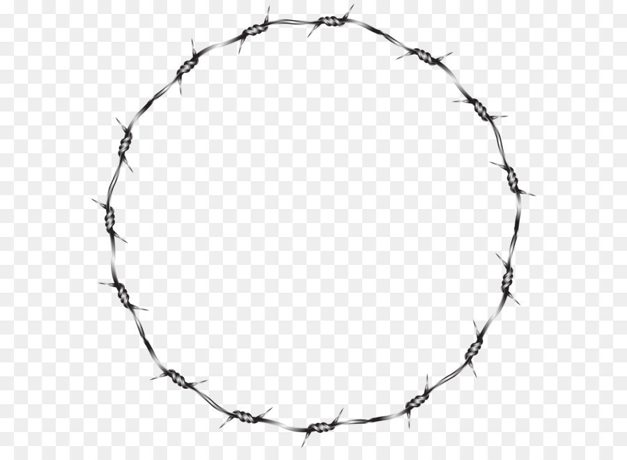 Barbed wire Fence Clip art - Wire Round Border Transparent Clip Art Image png download - 8000*7970 - Free Transparent Barbed Wire png Download.