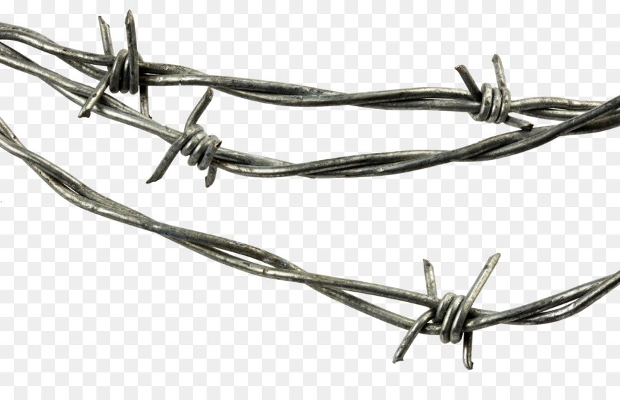 Barbed wire Steel Galvanization Fence - wire png download - 1600*1031 - Free Transparent Barbed Wire png Download.