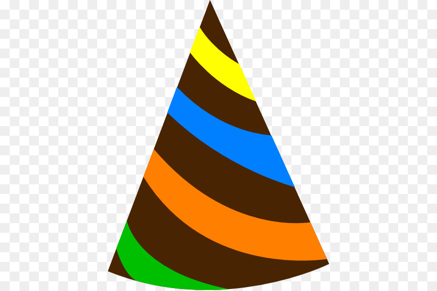 Party hat Clip art - Rainbow birthday png download - 456*598 - Free Transparent Party Hat png Download.