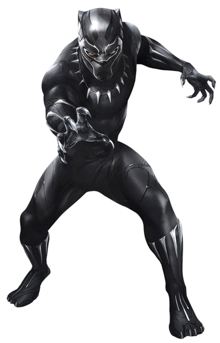 Black Panther Erik Killmonger Shuri Standee Poster Black Panther Png Download 7171115 