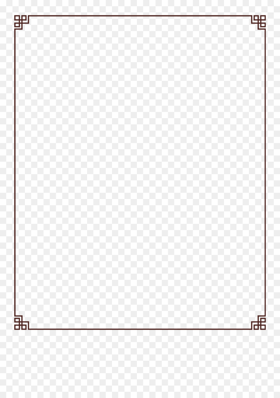 Line Angle Point Area Pattern - Traditional Borders png download - 2087*2953 - Free Transparent Square png Download.