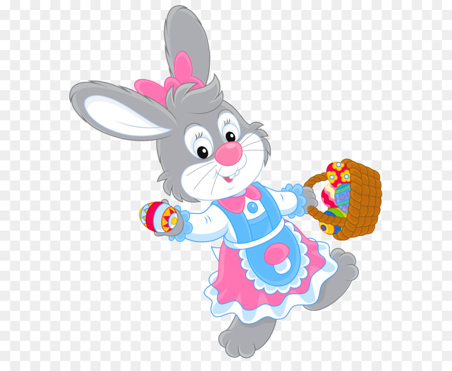 Easter Bunny Clip art - Easter Bunny with Egg Basket PNG Picture png download - 4490*5000 - Free Transparent Easter Bunny png Download.