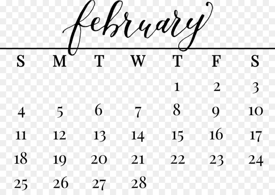 Calendar February Time - calendar png download - 1997*1387 - Free Transparent Calendar png Download.