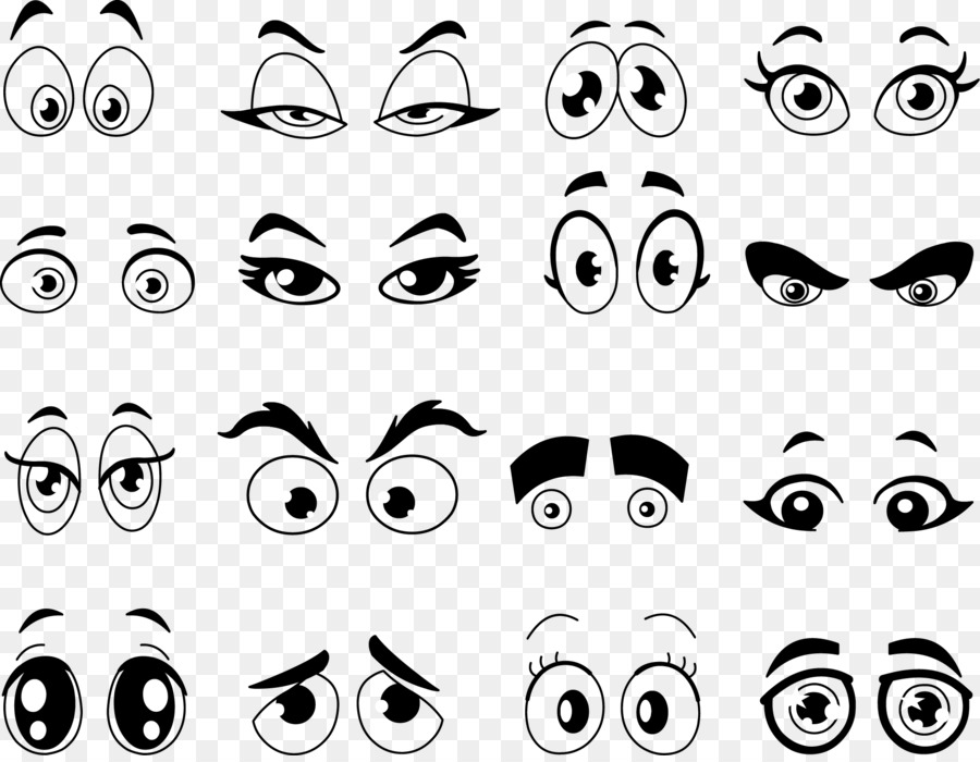 Cartoon Eye Clip art - Vector eyes png download - 1969*1518 - Free Transparent  png Download.