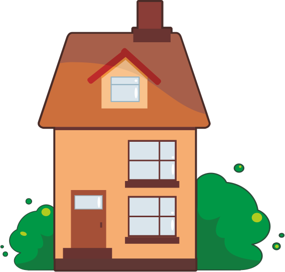 House Cartoon Clip art - house png download - 568*541 - Free ...