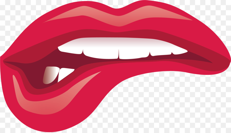 Lip Kiss Cartoon - Pretty cartoon lips png download - 2317*1330 - Free Transparent  png Download.