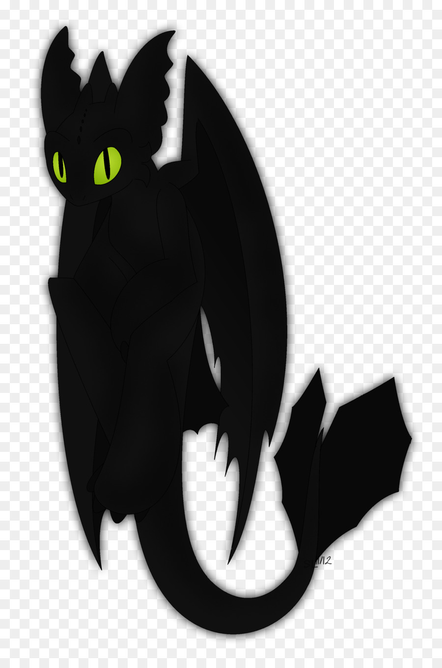 Cat Artist Toothless Animal - toothless png download - 900*1353 - Free Transparent Cat png Download.