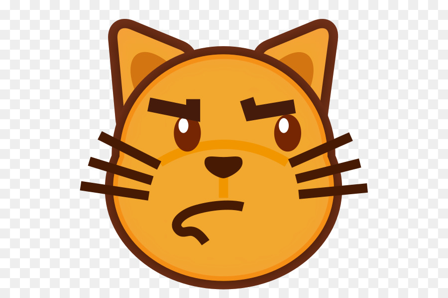Cat Face with Tears of Joy emoji Clip art Crying Emoticon - cat png download - 600*600 - Free Transparent Cat png Download.