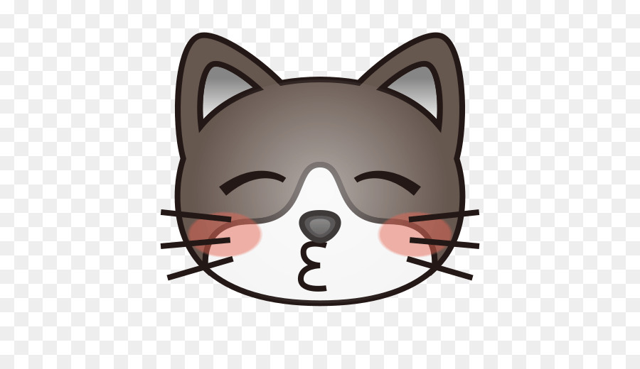 Kitten Cat Face with Tears of Joy emoji Emoticon - kitten png download - 512*512 - Free Transparent Kitten png Download.