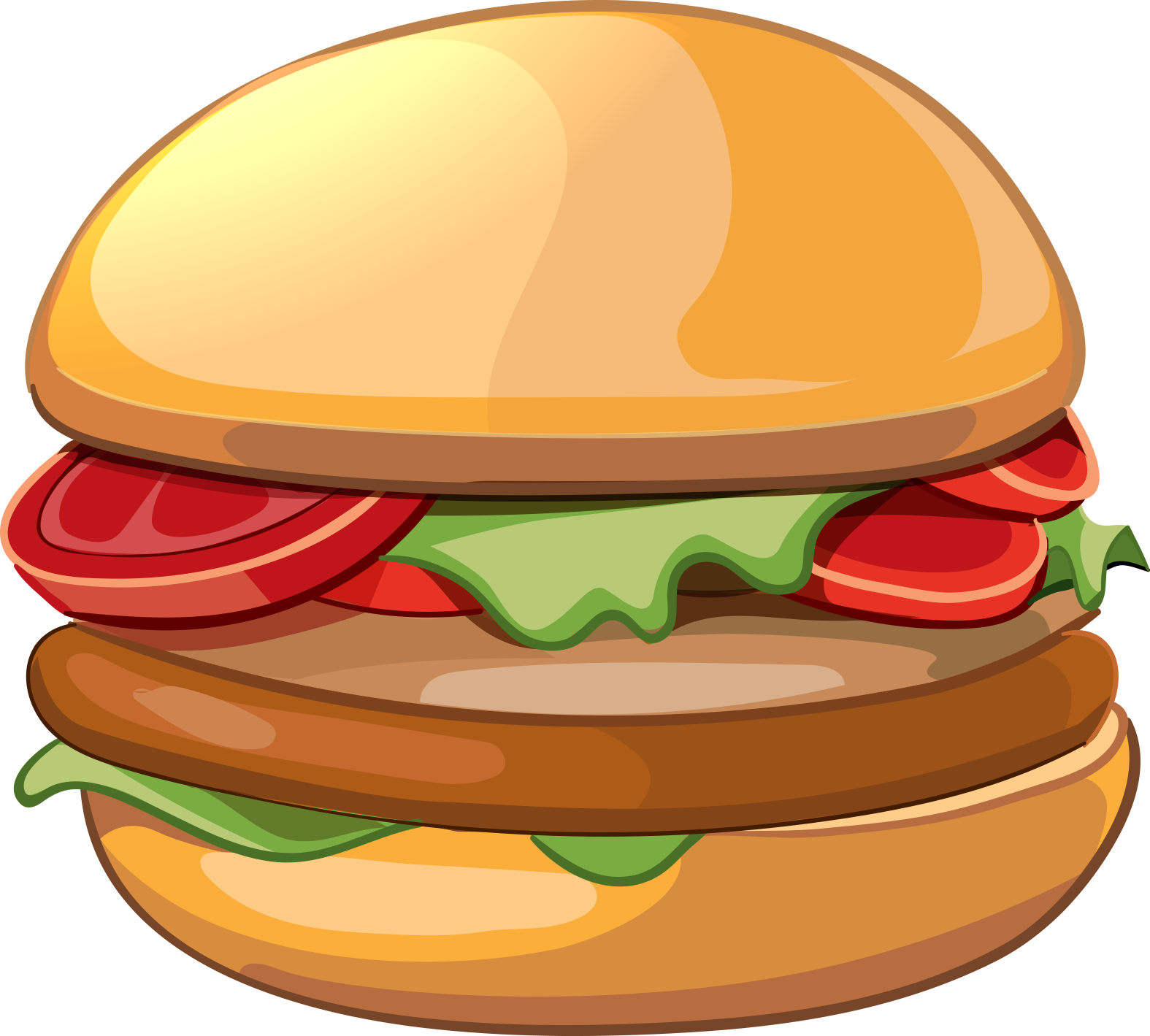Cheeseburger Hamburger French fries Illustration Veggie burger ...