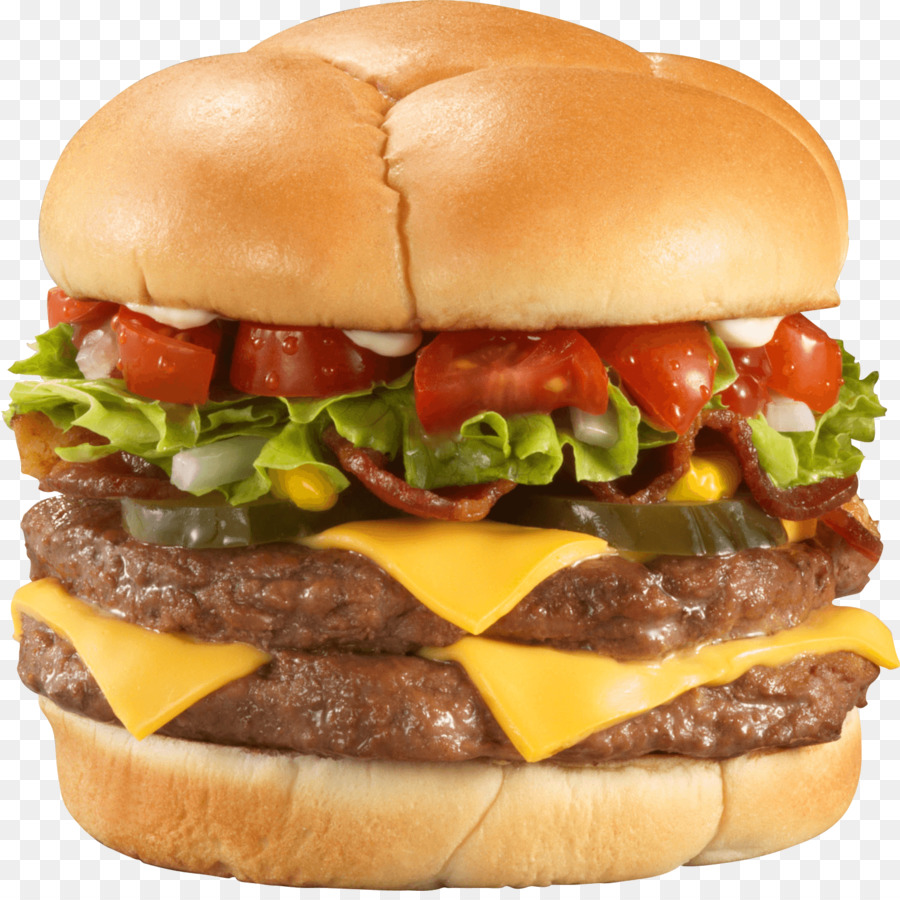 Hamburger Cheeseburger Chicken sandwich Fast food Bacon - Burger png download - 1500*1485 - Free Transparent Hamburger png Download.