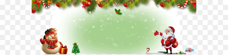 Santa Claus Christmas tree Christmas ornament Poster - Christmas banner png download - 1500*500 - Free Transparent Santa Claus png Download.