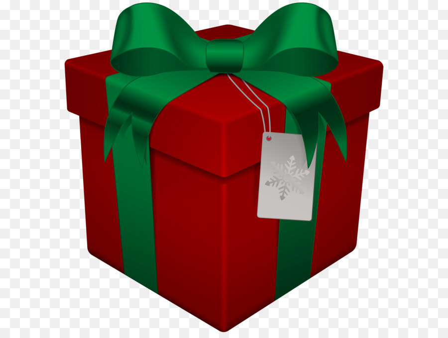 Christmas gift Santa Claus Clip art - Christmas Gift Box Red ...