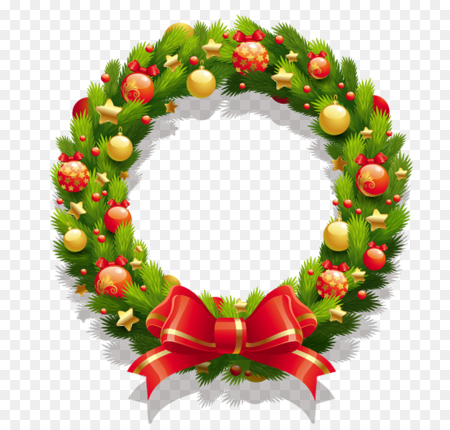 Christmas wreath Clipart psd free clipart psd, free download — Milye ...