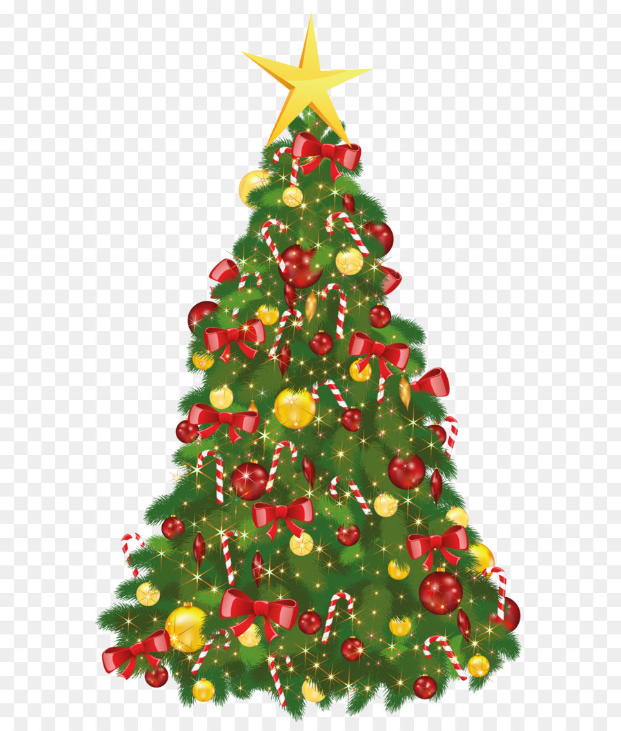 Christmas tree Christmas Day Santa Claus - Transparent Xmas Tree with Star png download - 4498*7248 - Free Transparent Santa Claus png Download.