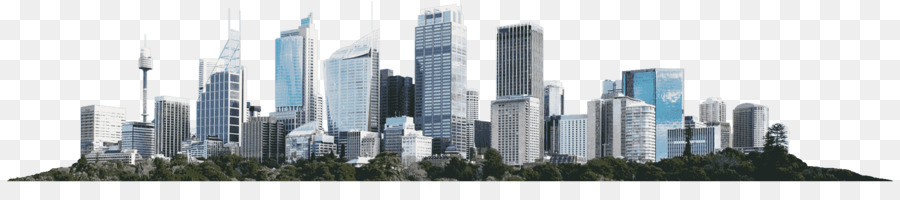 Skyline Cityscape - Cityscape Transparent PNG png download - 2040*414 - Free Transparent Skyline png Download.