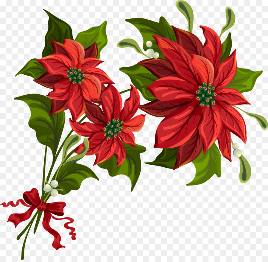 Poinsettia Christmas Clip art - Christmas Cliparts Transparent png download - 5500*5340 - Free Transparent Poinsettia png Download.