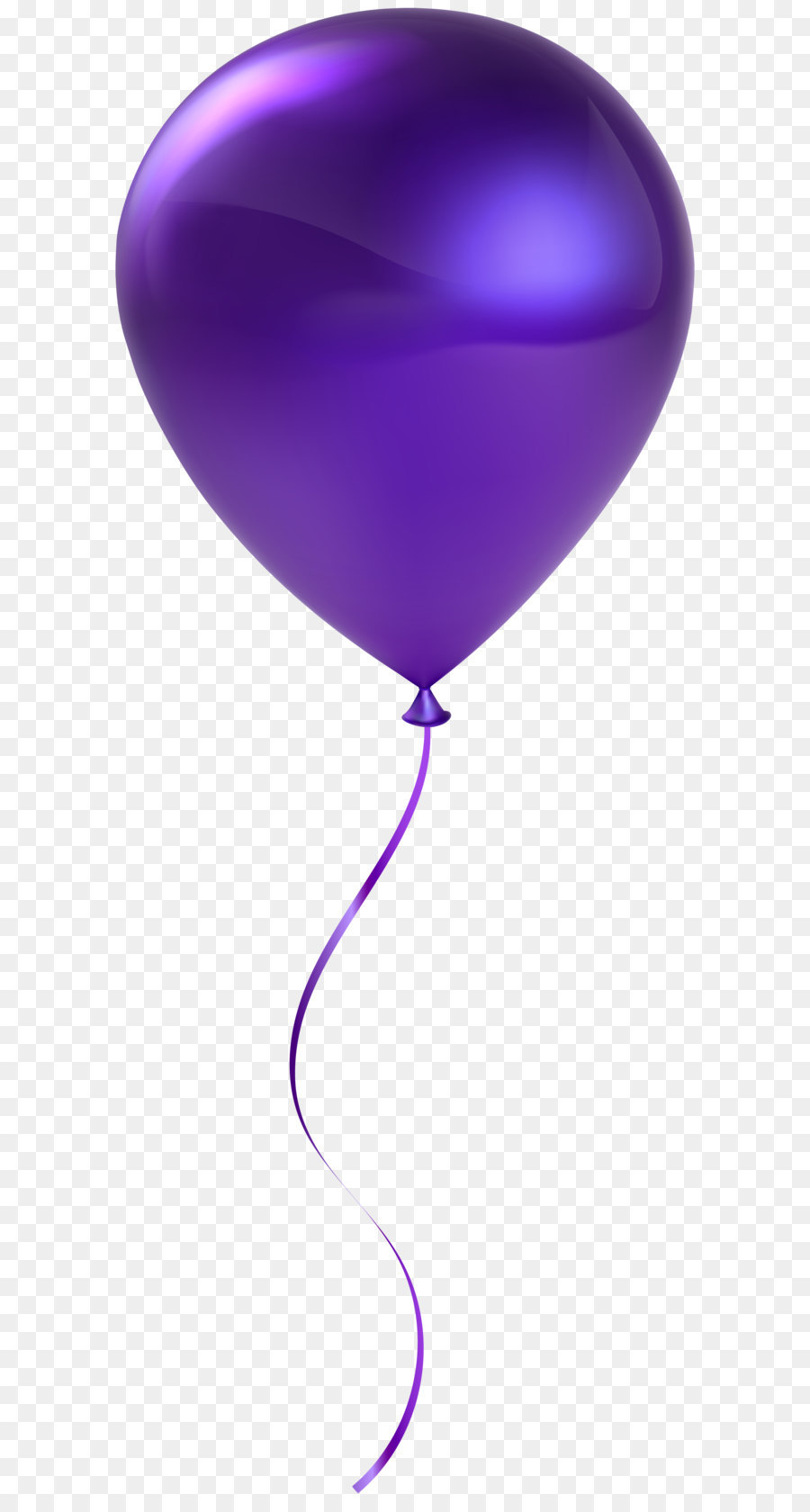 Purple Balloon - Single Purple Balloon Transparent Clip Art png download - 3118*8000 - Free Transparent Balloon png Download.