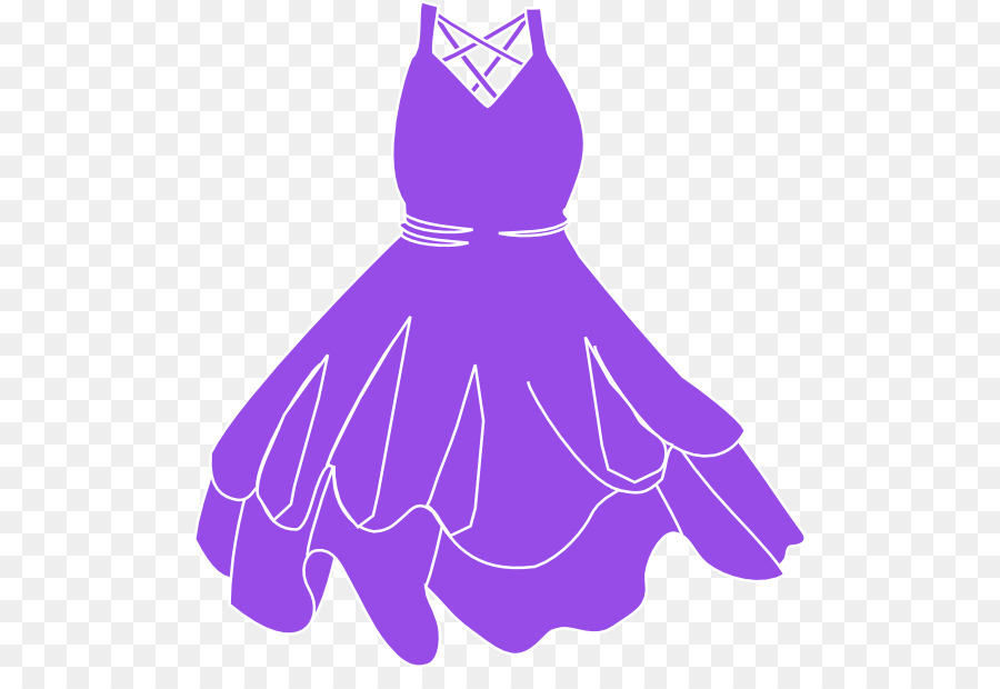 Dress Purple Clothing Clip art - dress png download - 552*601 - Free Transparent Dress png Download.