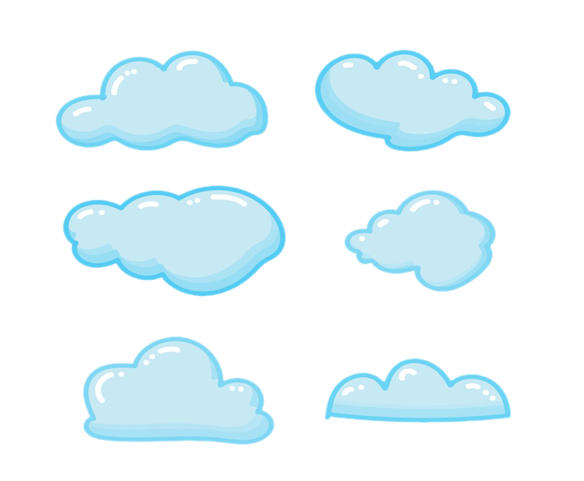 Картинка облако для детей на прозрачном фоне. Облака нарисованные. Векторные облака. Облака мультяшные. Облако вектор.