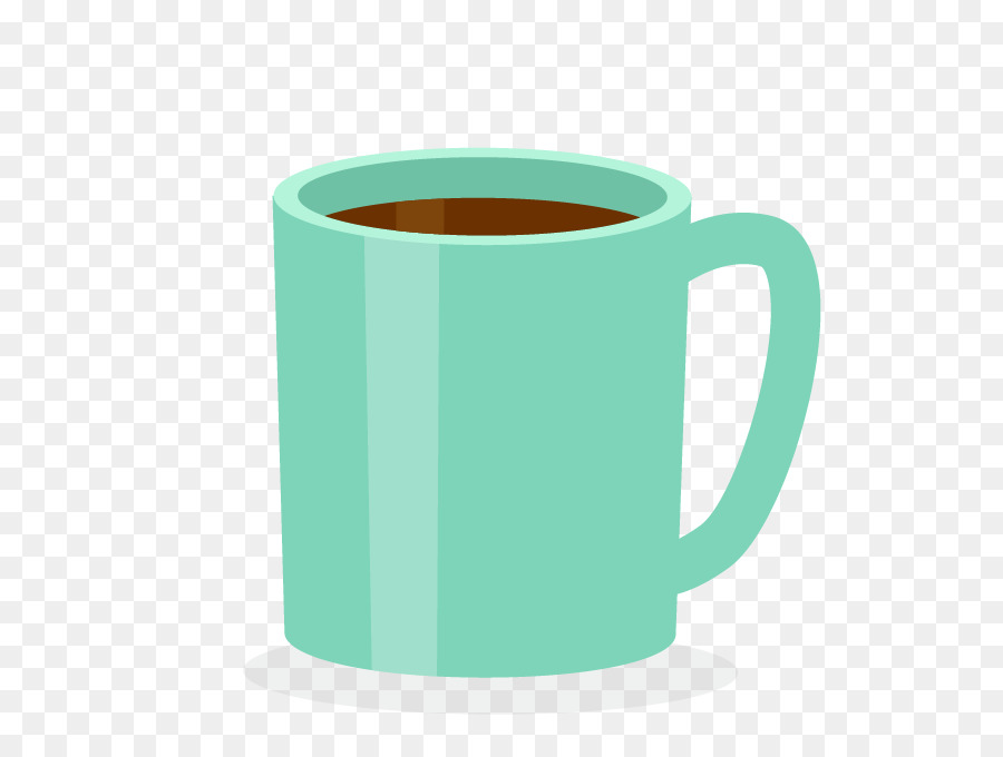Coffee cup Cafe Mug - Vector illustration coffee cup flat png download ...