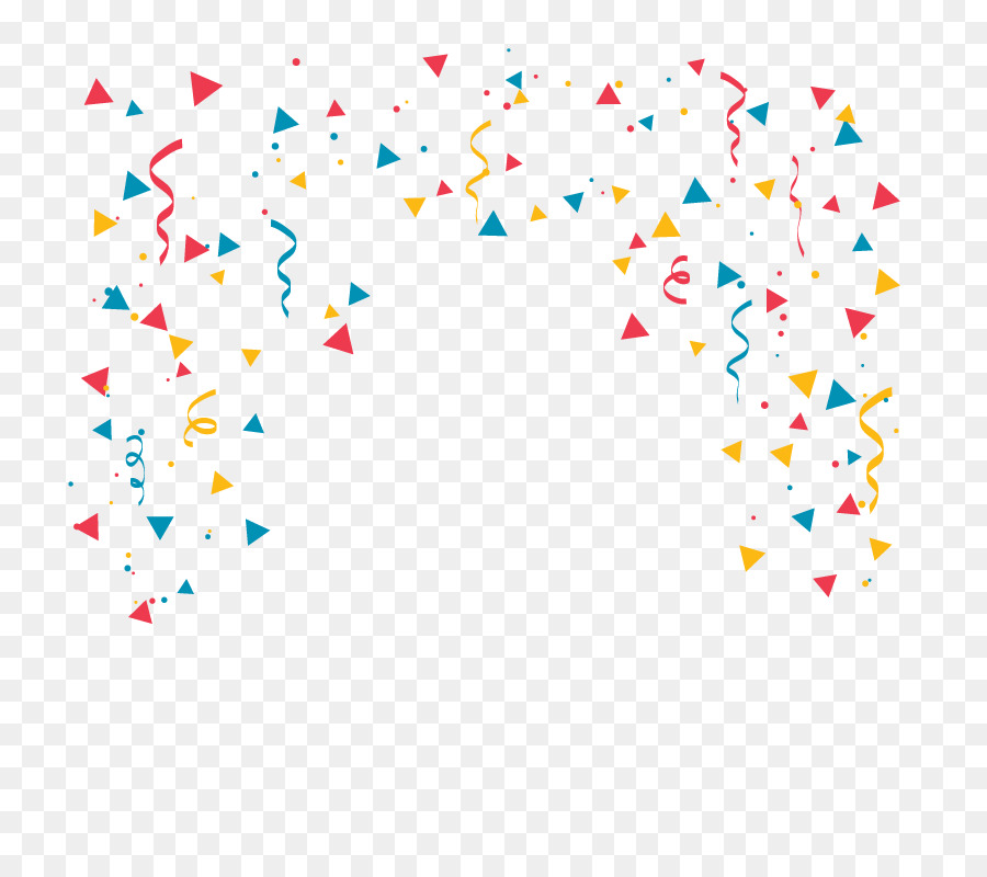 Confetti New Year Carnival - Vector holiday ribbon png download - 800*800 - Free Transparent Confetti png Download.