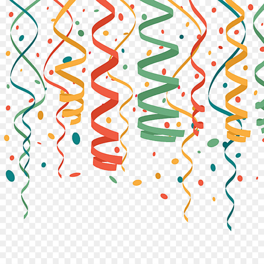 Serpentine streamer Confetti - Promotions ribbon png download - 992*992 - Free Transparent Serpentine Streamer png Download.