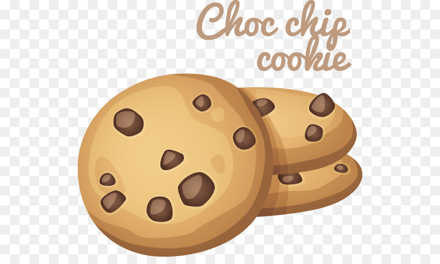 Chocolate chip cookie Cartoon Clip art - Cookies png download - 582*525 - Free Transparent Chocolate Chip Cookie png Download.