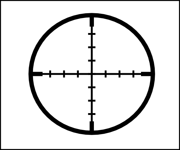 Reticle Clip art - Crosshair PNG Cliparts png download - 600*500 - Free ...