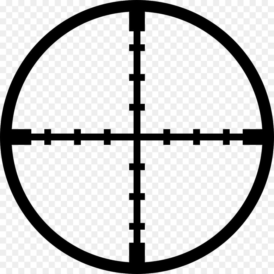 Reticle Telescopic sight Clip art - crosshairs png download - 1280*1280 - Free Transparent Reticle png Download.