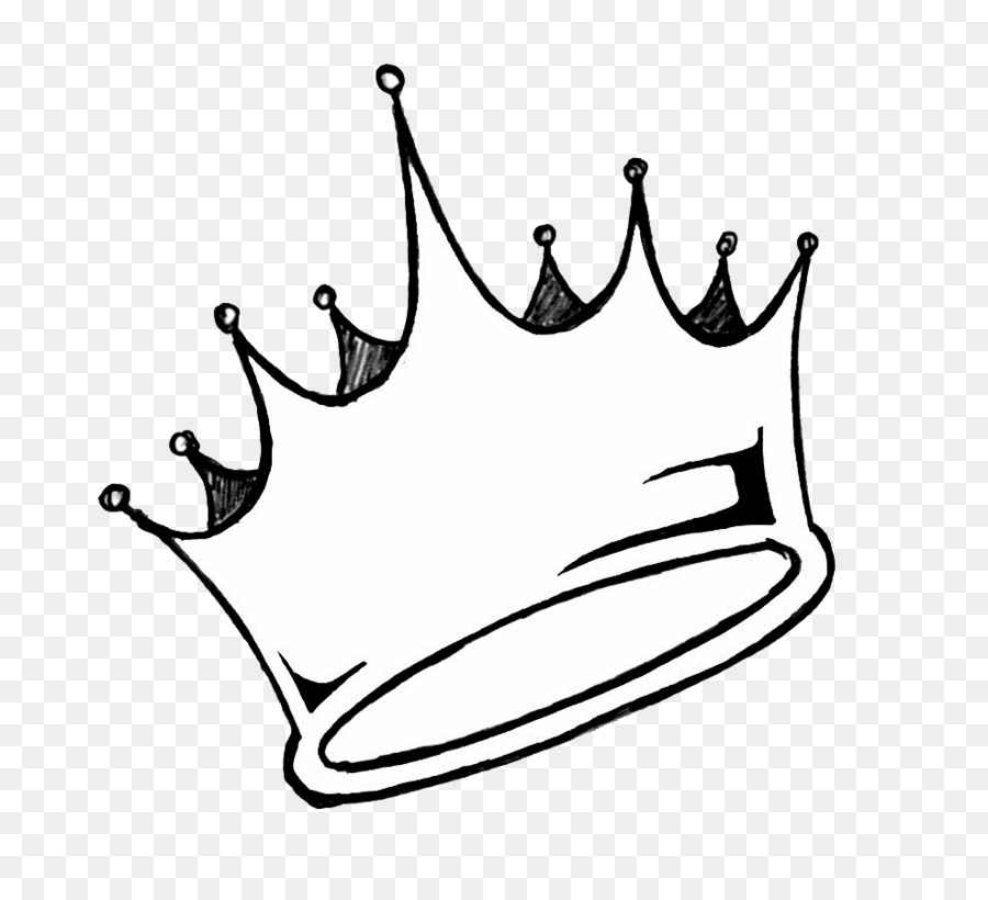 Drawing Crown King Clip art - black and white png download - 988*888 - Free Transparent Drawing png Download.