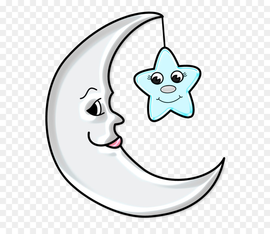 Moon Clip art - Cute Moon with Star Transparent PNG Picture png download - 1500*1759 - Free Transparent Moon png Download.