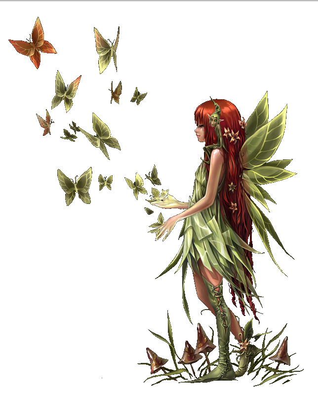 Watercolor Garden Fairies Clipart Cute Fairy Art Forest Fairy Png | My ...