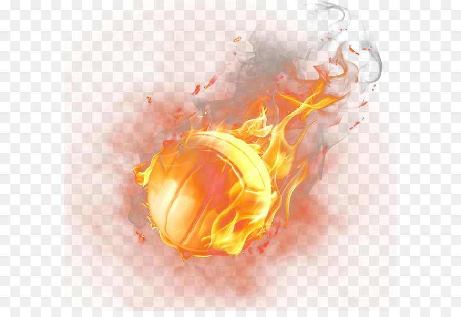 Light Basketball Fire - Fire Basketball png download - 650*608 - Free Transparent Flame png Download.