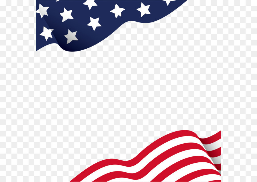 Flag of the United States Independence Day - American flag borders png download - 3785*3723 - Free Transparent 4th Of July png Download.