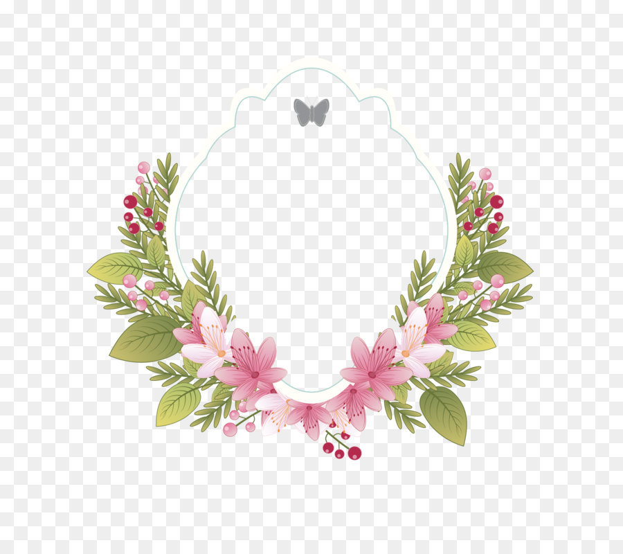 Flower Vintage clothing Picture frame Wedding invitation - Vintage floral frame label png download - 1367*1667 - Free Transparent Wedding Invitation png Download.