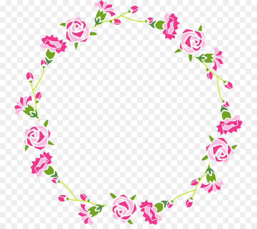 Flower Frame Clip art - pastel flowers png download - 800*787 - Free Transparent Flower png Download.